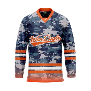 Auburn Military Authentic Sublimated With Twill Replica Jersey