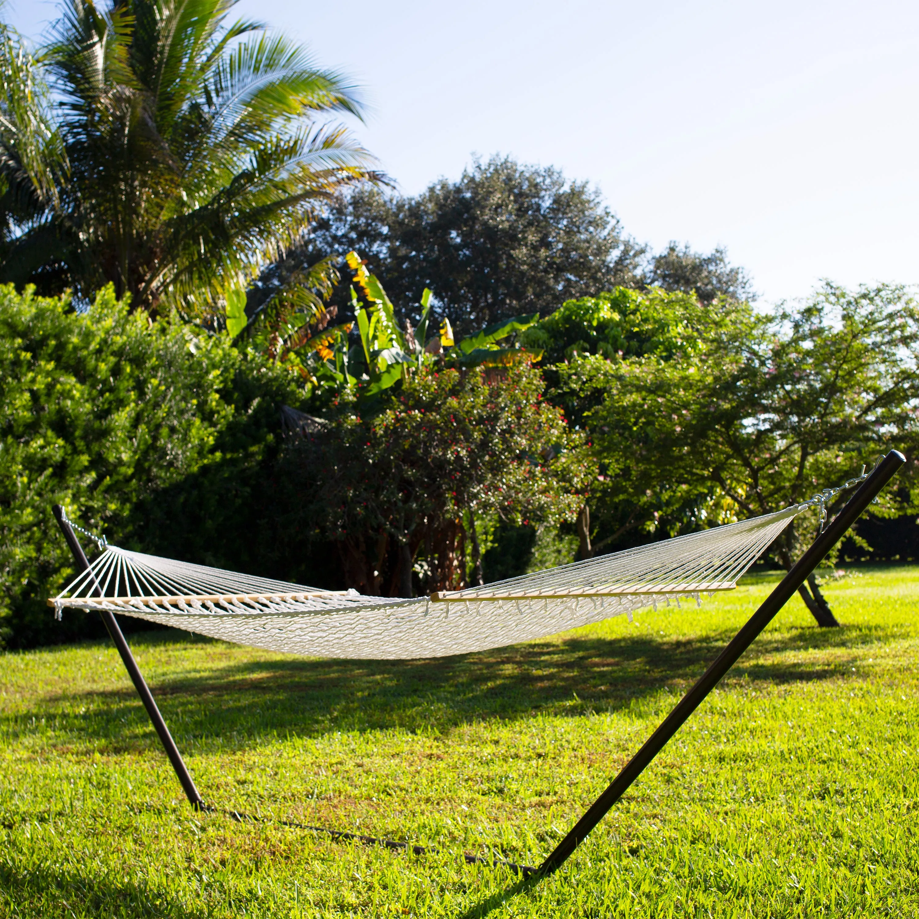 Classic 2-Person Rope Hammock   Stand Bundle