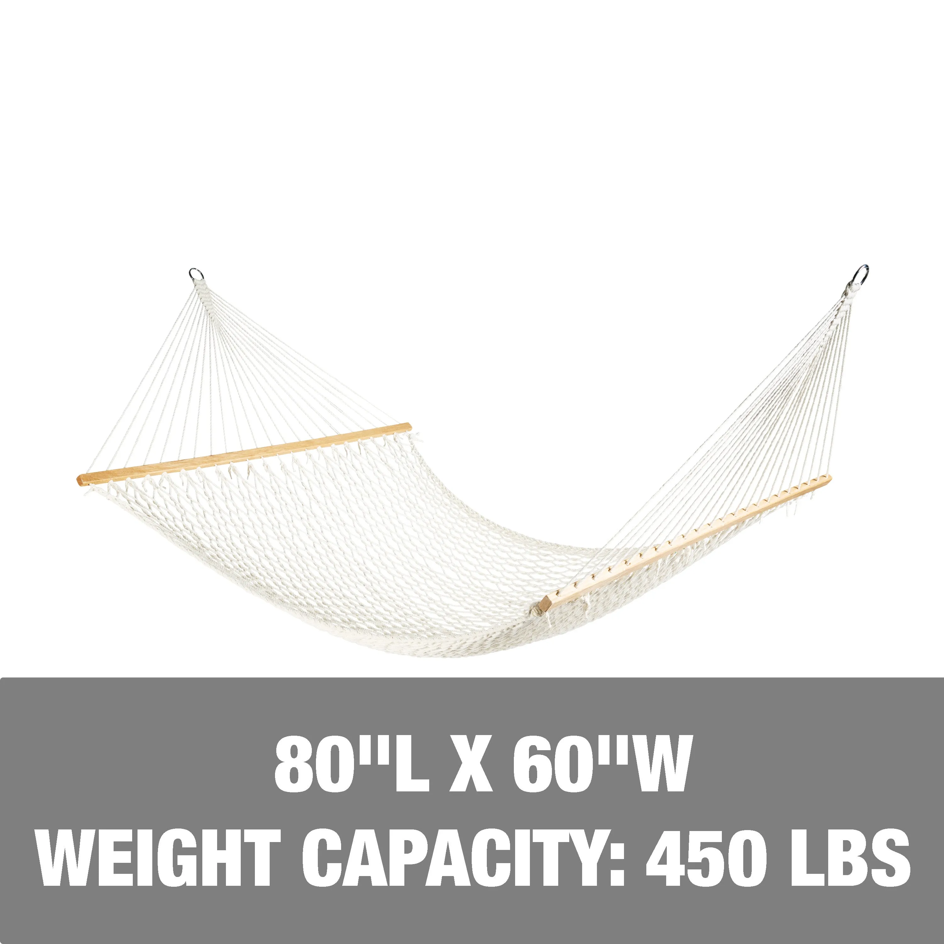 Classic 2-Person Rope Hammock   Stand Bundle