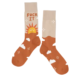 Crew Length Tube Socks - FUCK IT