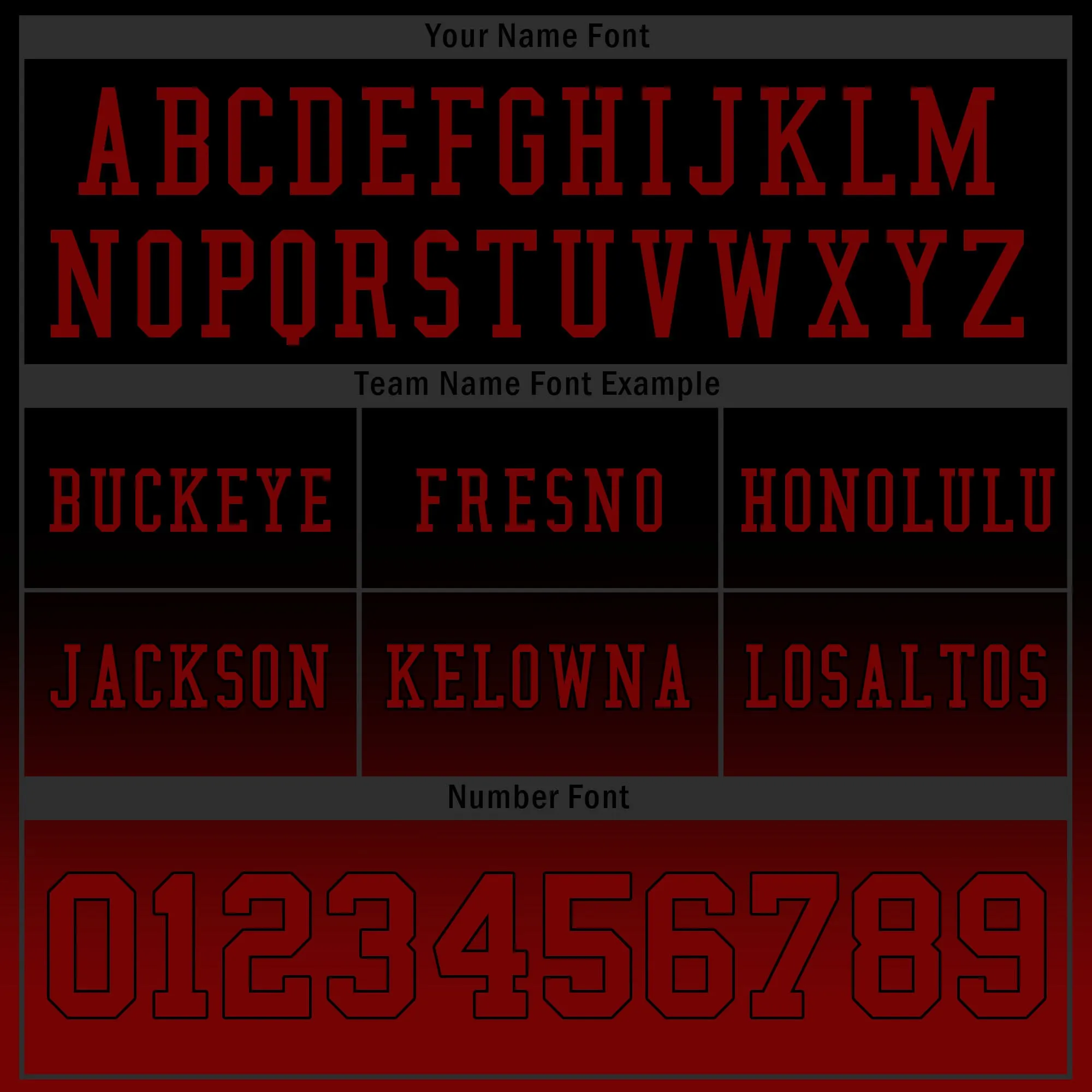 Custom Black Red Fade Fashion Personalized Authentic Football Jersey FBJ02-D06082