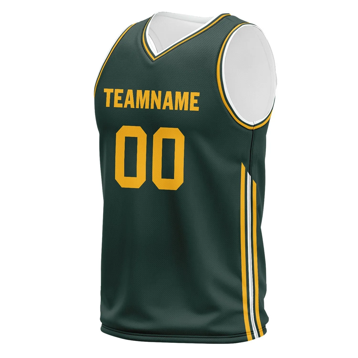 Custom Green Classic Style Sports Uniform Basketball Jersey BBJ01-D020105-10