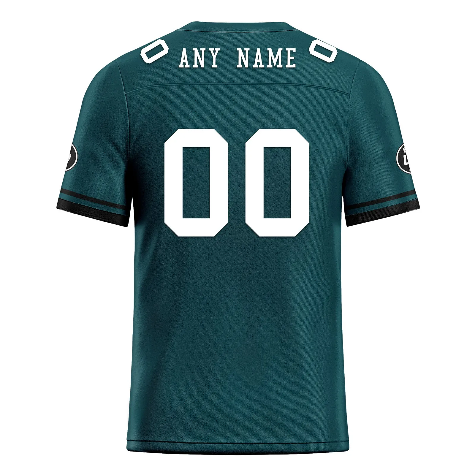 Custom Green Philadelphia Personalized Authentic Football Jersey FBJ02-D020263-23