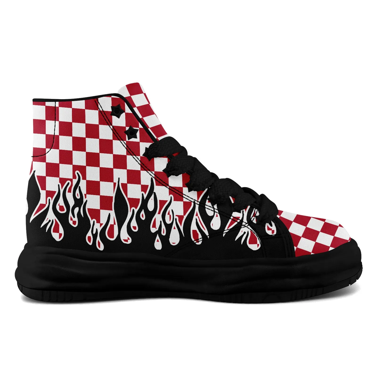 Custom Red Black Tampa Bay Firesoul Shoes Personalized Sneaker FN039-D020272-29