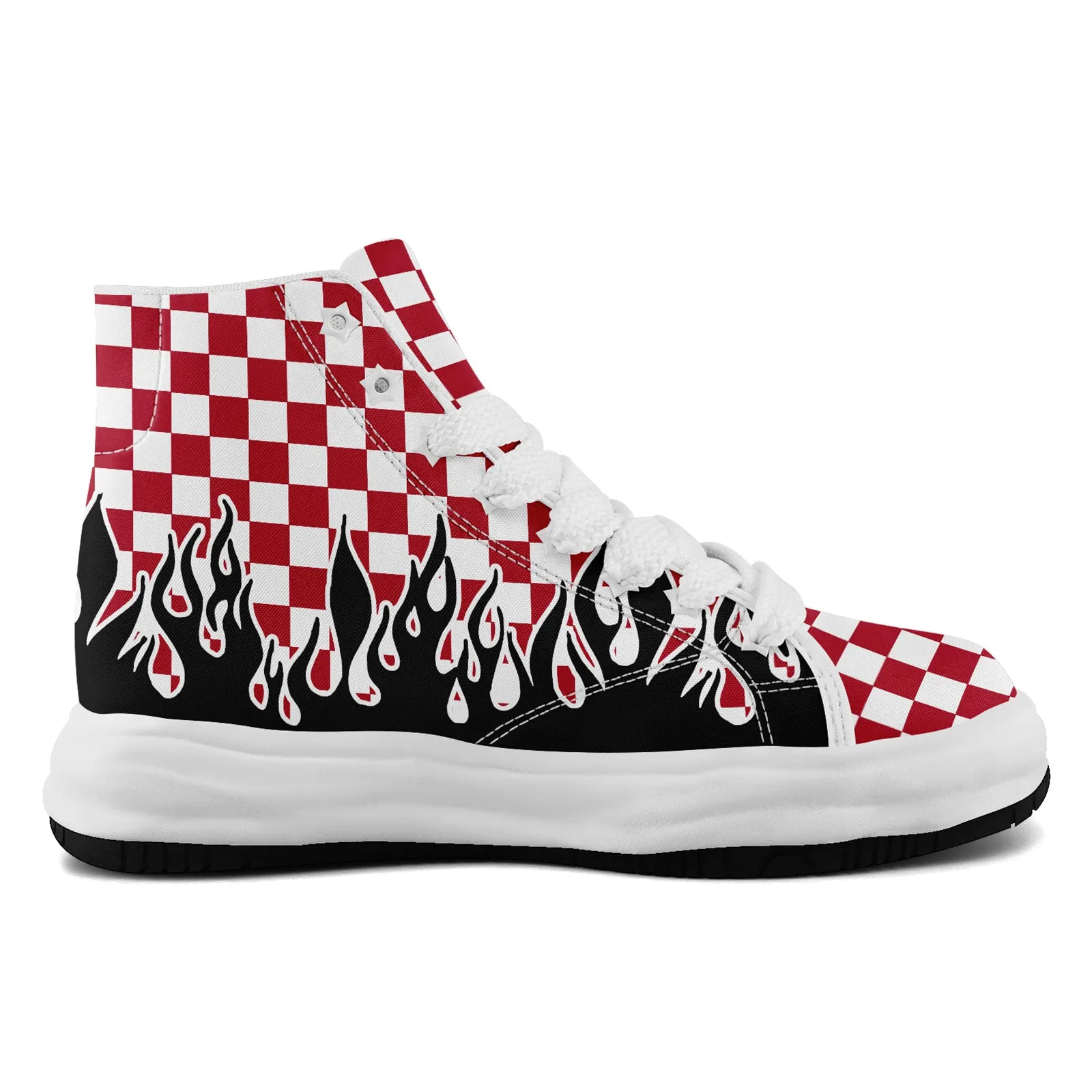 Custom Red Black Tampa Bay Firesoul Shoes Personalized Sneaker FN039-D020272-29