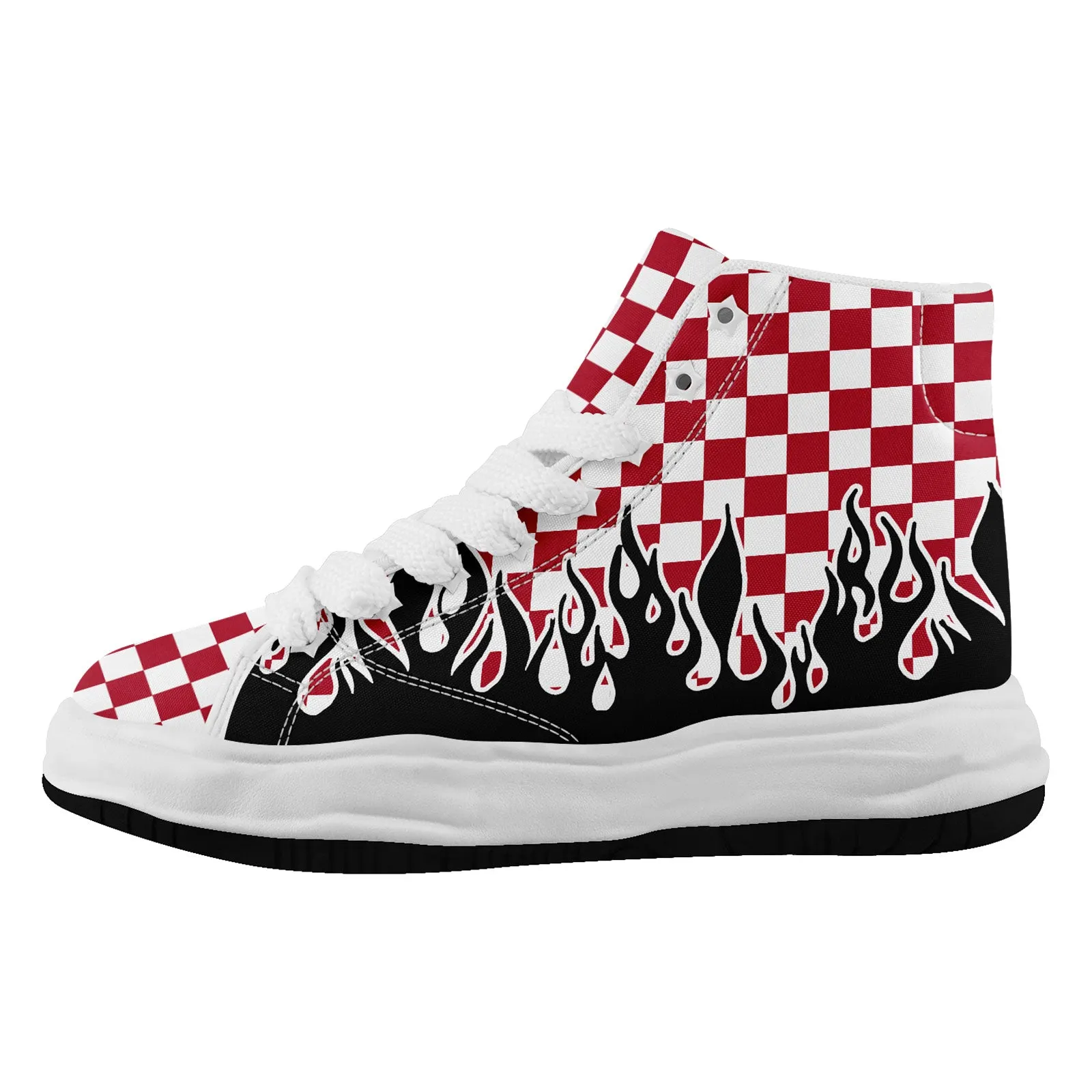 Custom Red Black Tampa Bay Firesoul Shoes Personalized Sneaker FN039-D020272-29