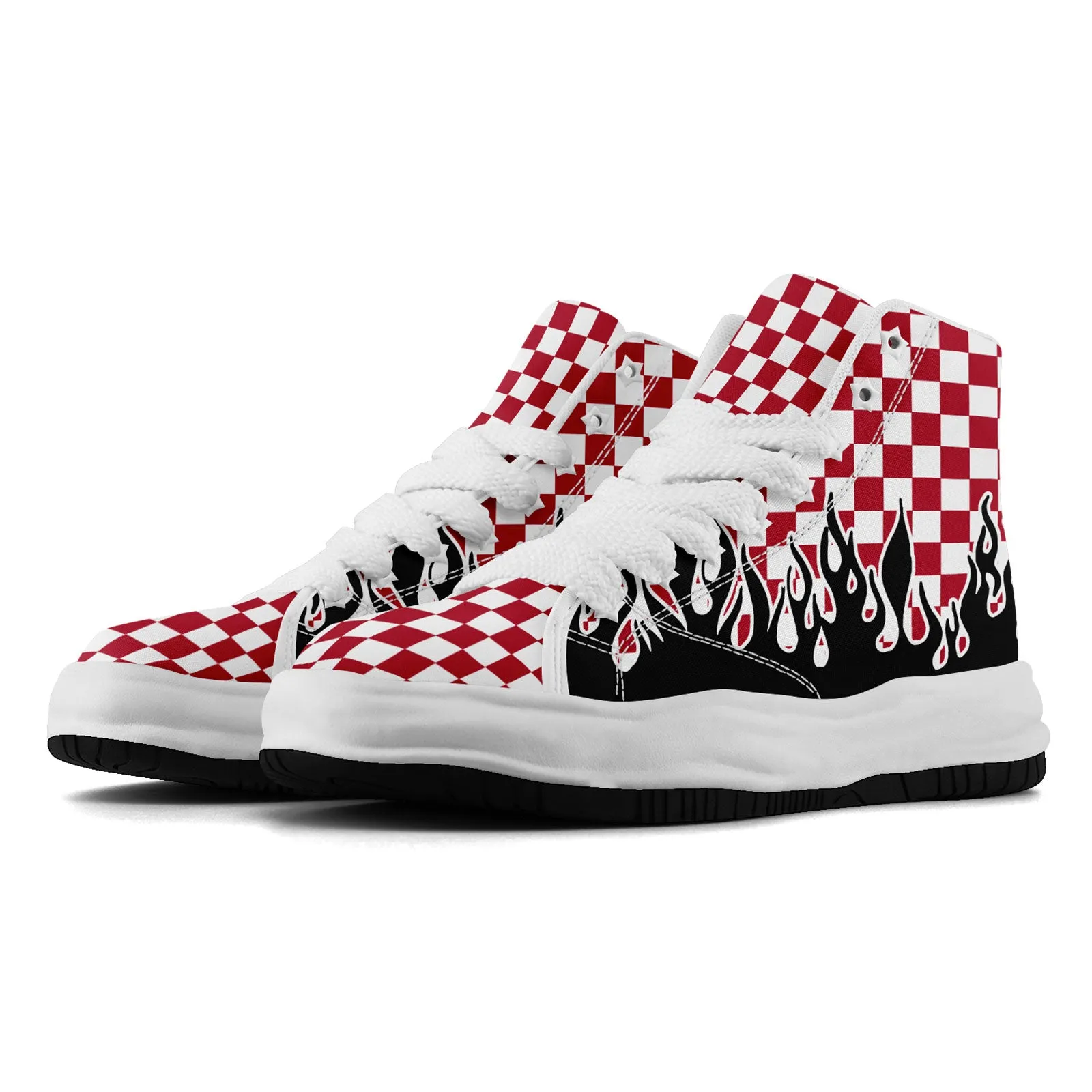Custom Red Black Tampa Bay Firesoul Shoes Personalized Sneaker FN039-D020272-29