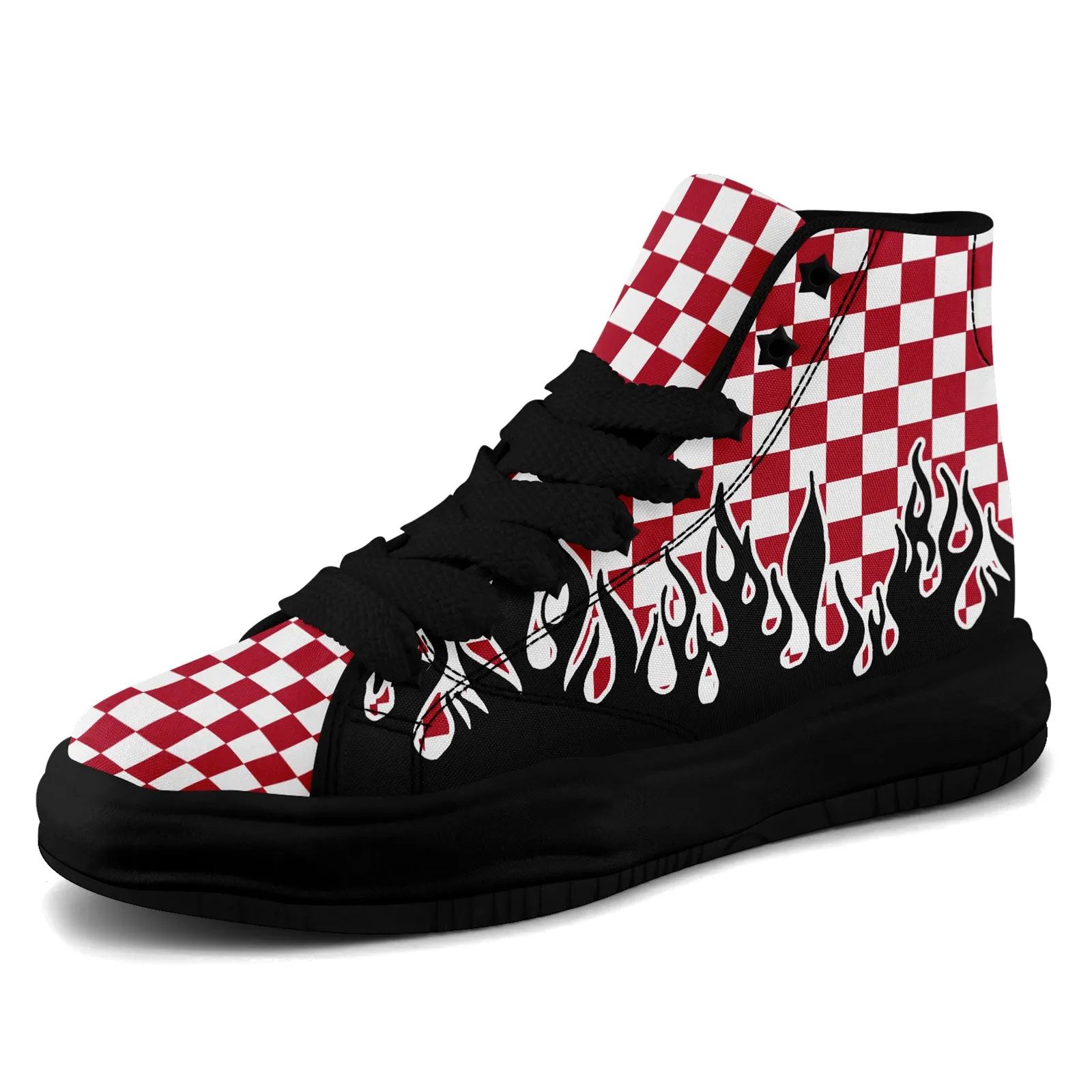 Custom Red Black Tampa Bay Firesoul Shoes Personalized Sneaker FN039-D020272-29