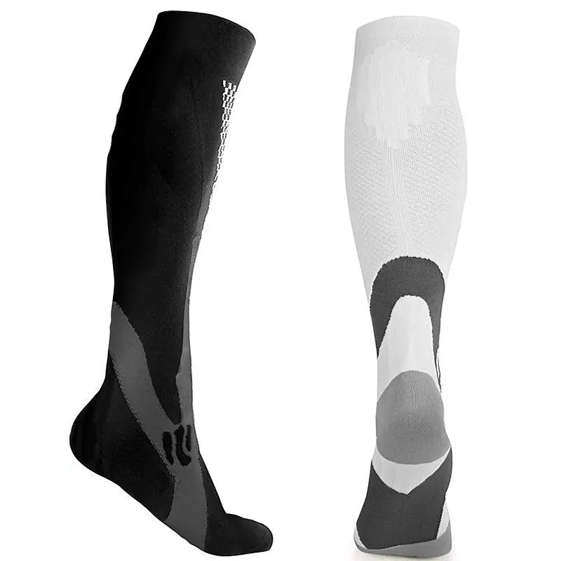 Cuzcare Compression Socks Unisex Anti-cramping Breathable Knee-high Stockings