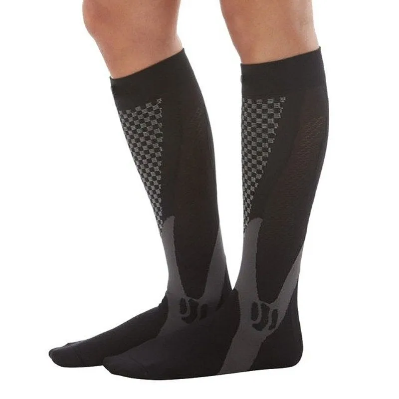 Cuzcare Compression Socks Unisex Anti-cramping Breathable Knee-high Stockings
