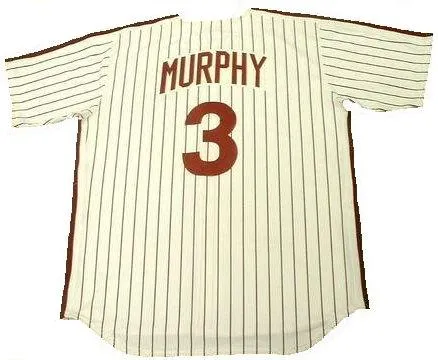 Dale Murphy 1991 Phillies Home Jersey