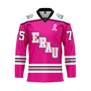 ERAU Pink Breast Cancer Awareness Custom Replica Sublimated Jersey