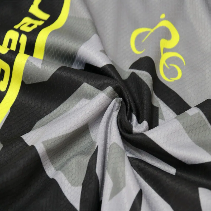 French ride polka dots Short Sleeves Cycling Jersey