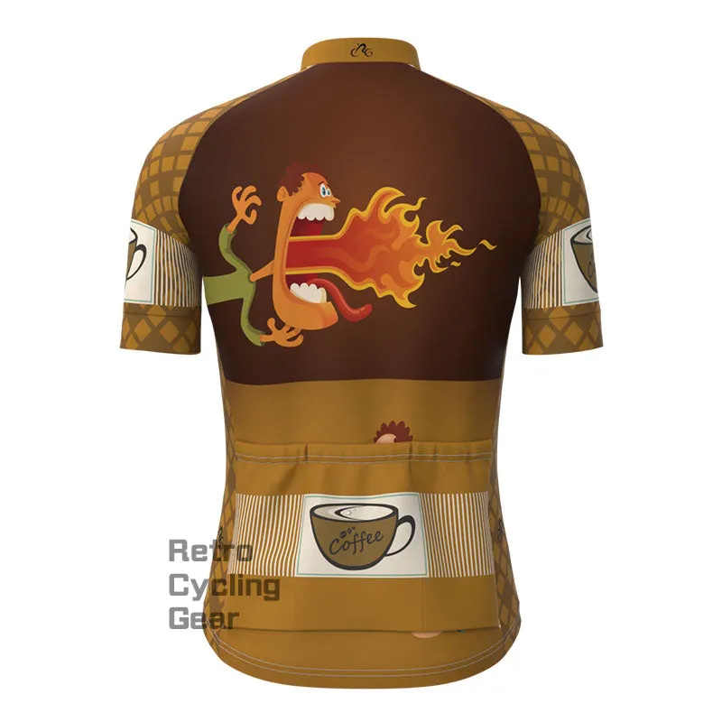 Funny character tongue Short Sleeves Cycling Jersey