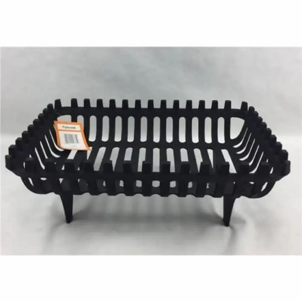 Inglenook LOG07 Heavy Cast Log Basket Large Black