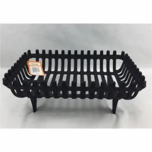 Inglenook LOG07 Heavy Cast Log Basket Large Black
