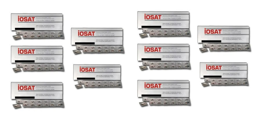 IOSAT Potassium Iodide Tablets, 130 mg (14 Tablets each)