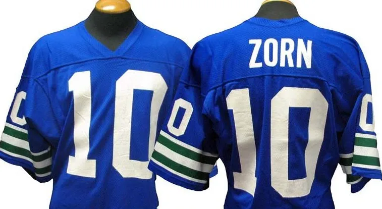 Jim Zorn Seattle Seahawks Throwback Football Jersey