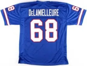 Joe DeLamielleure Buffalo Bills Throwback Football Jersey
