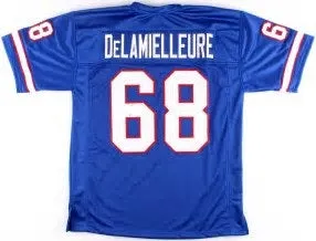 Joe DeLamielleure Buffalo Bills Throwback Football Jersey