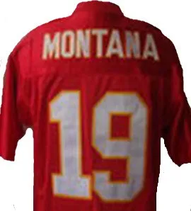 Joe Montana Kansas City Chiefs Throwback Football Jersey