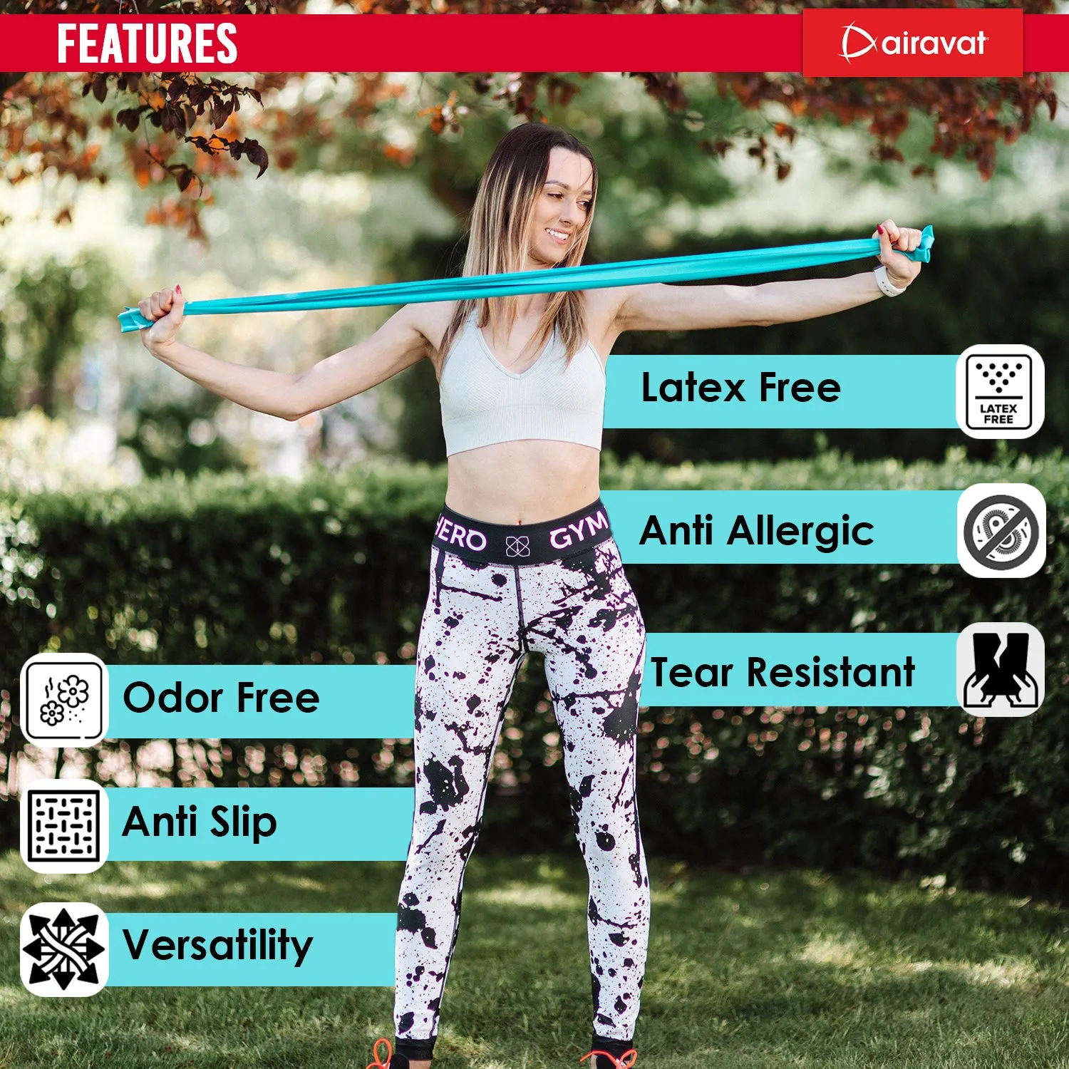 LATEX FREE RESISTANCE BAND 4518 (LEVEL 4)