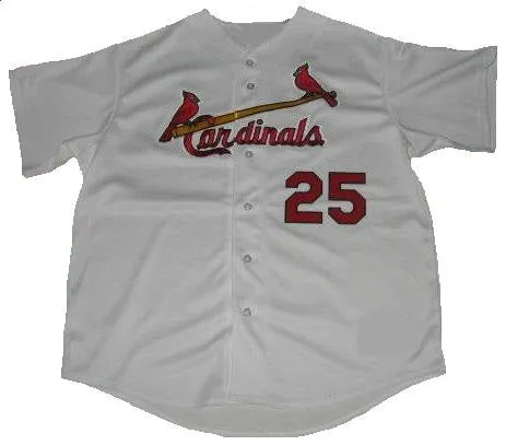 Mark McGwire St. Louis Cardinals White Home Jersey