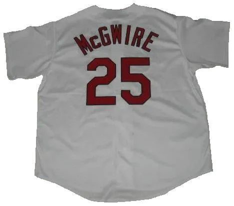 Mark McGwire St. Louis Cardinals White Home Jersey