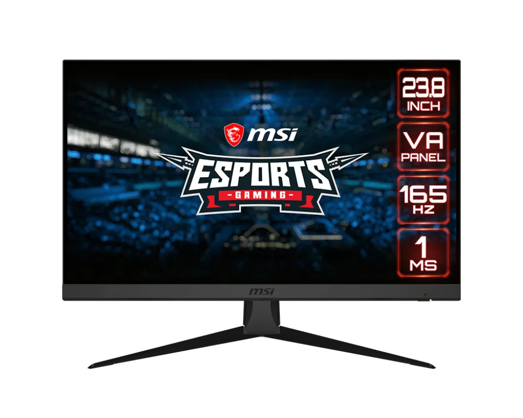 MSI OPTIX 24 INCH G243 FHD 165HZ ESPORTS GAMING MONITOR