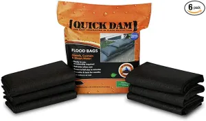Quick Dam Sandless Sandbags 12.in X 24 .in, 20 bags Per Case