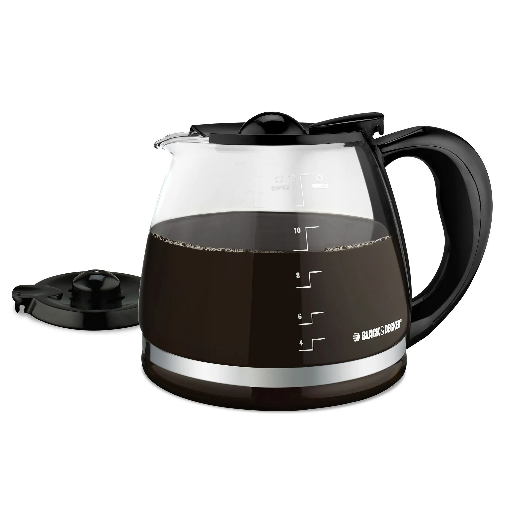 Replacement Carafe, 12-Cup, Black
