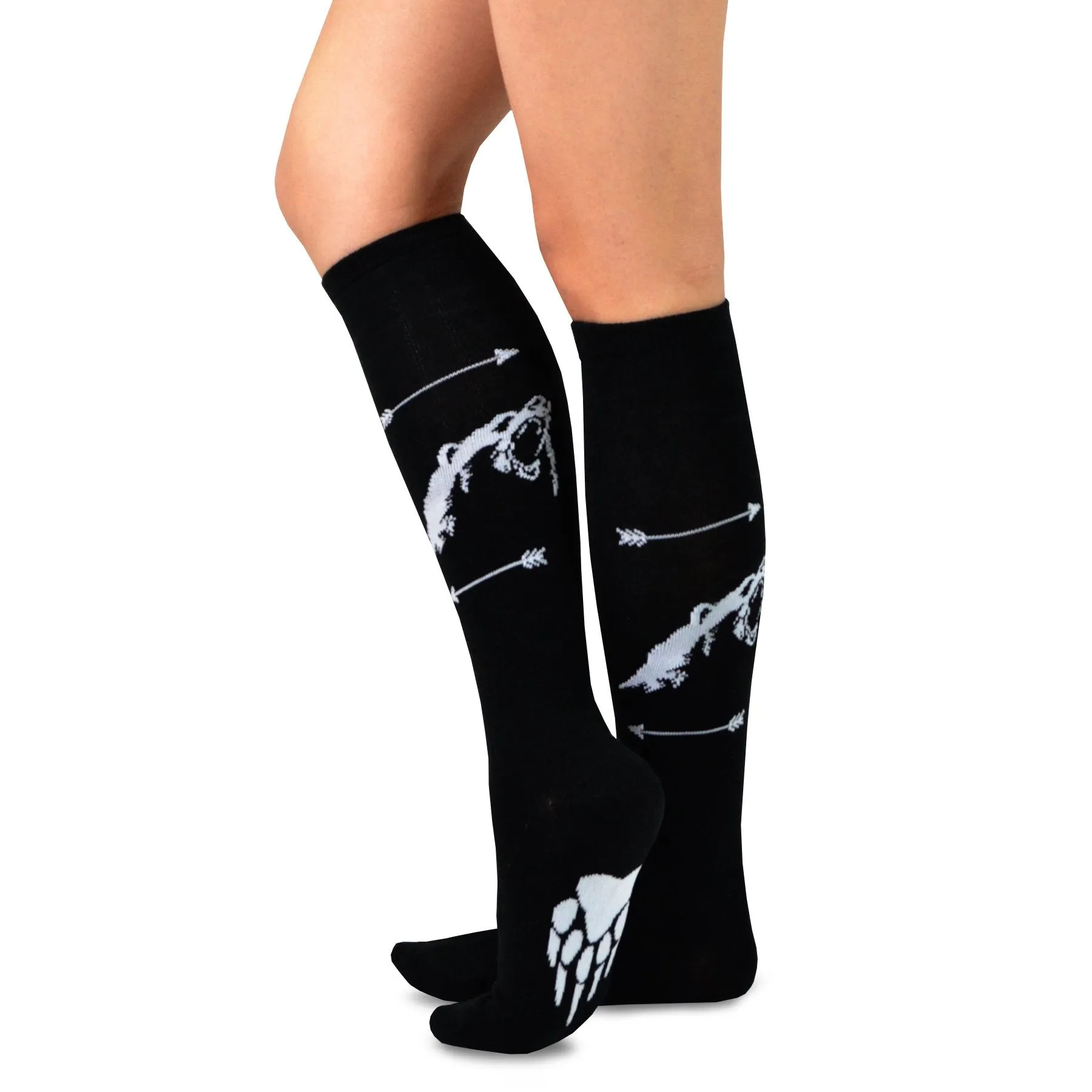 TeeHee Socks Women's Novelty Cotton Knee High Fish and Animal 6-Pack (12171)