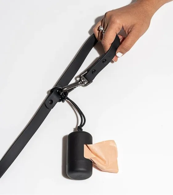 Wild One Poop Bag Carrier and Roll (Black)