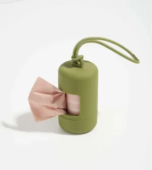 Wild One Poop Bag Carrier and Roll (Moss)