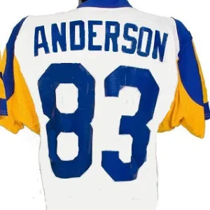 Willie Flipper Anderson Los Angeles Rams Throwback Football Jersey